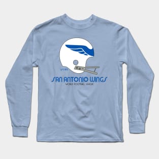 San Antonio Wings - Old School Helmet Long Sleeve T-Shirt